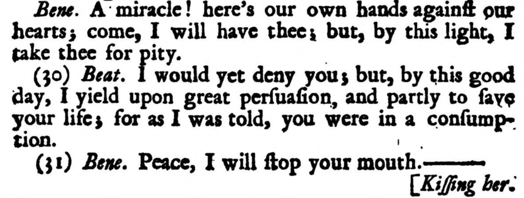 Quotation from an early printing of this play.